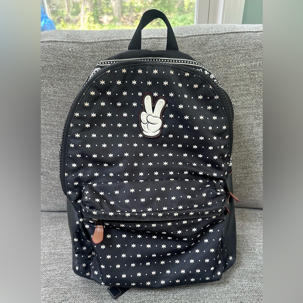 Coach x Disney Mickey Charlie Bandana Backpack Limited Edition